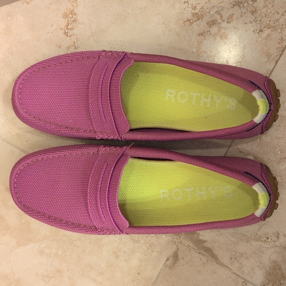 Rothy's Lavender Loafers Size 8 - Picture 2 of 9